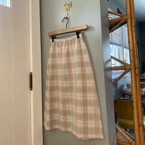 VTG Plaid Skirt